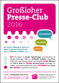 Flyer presseclub